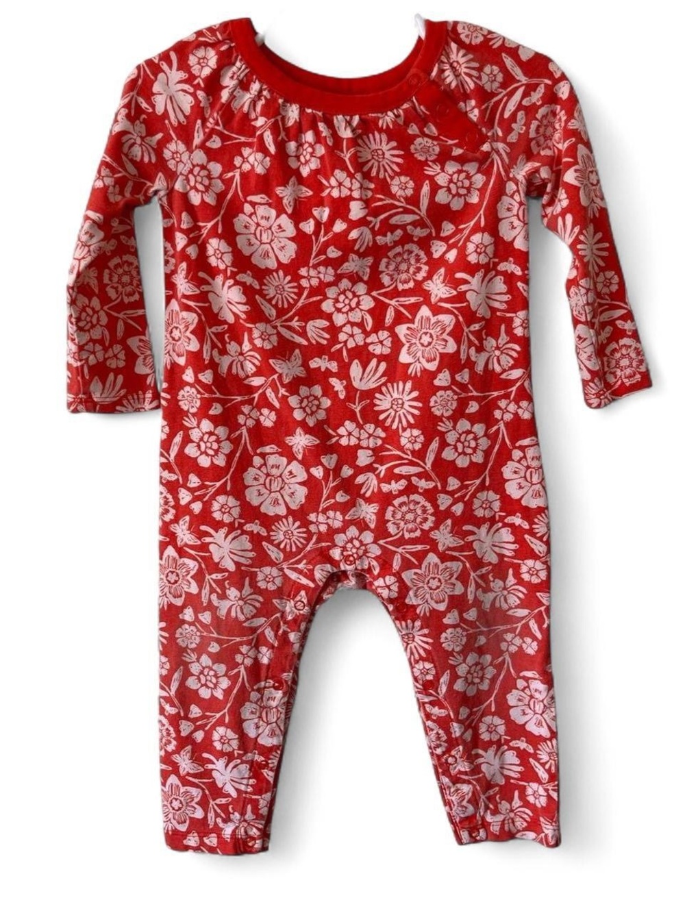 12-18M Girl One Piece Floral Romper Jumpsuit Pantsuit Tea Collection